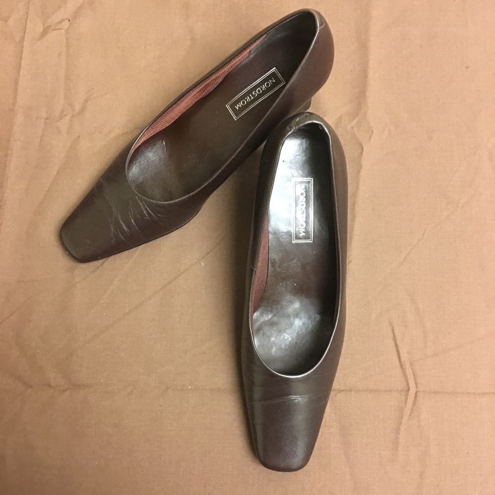 Nordstrom Brown Heels, 5M